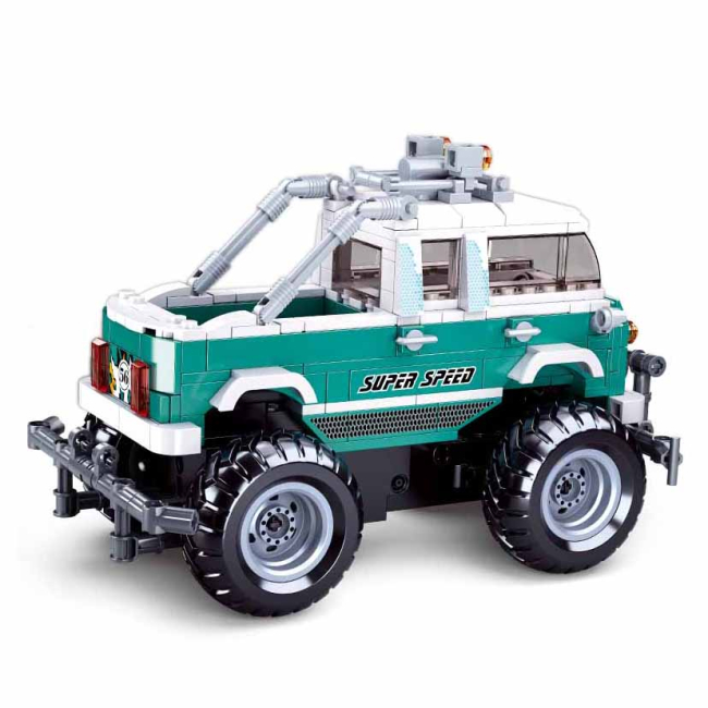 Конструктори з унікальними деталями - Конструктор Sluban Power bricks Машинка на радіокеруванні (M38-B1020)#2