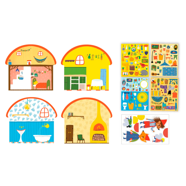 Розвивальні іграшки - Розвиваючий набір Let's craft Фантастичні світи – будиночок-грибочок 3d (PSP-01)#2