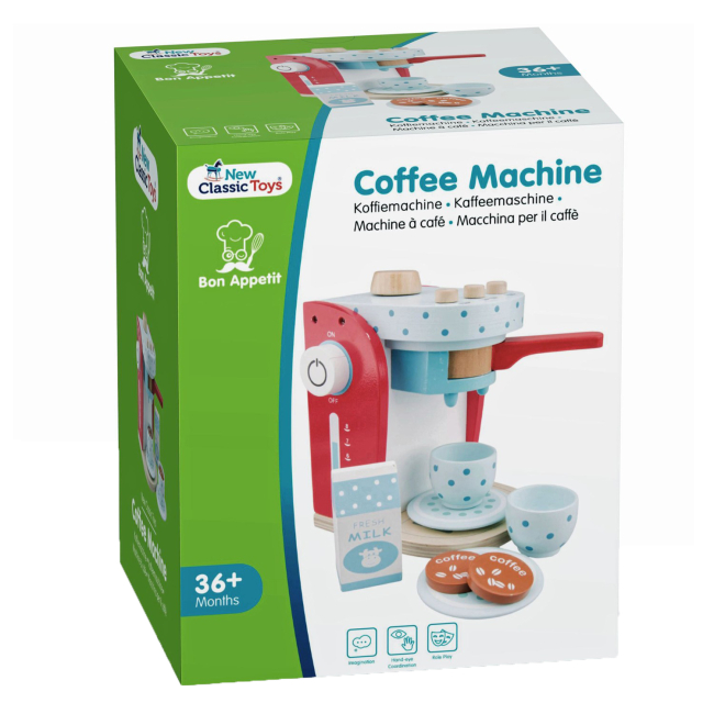 Дитячі кухні та побутова техніка - Ігровий набір New classic toys Кавова машина (10700)#2