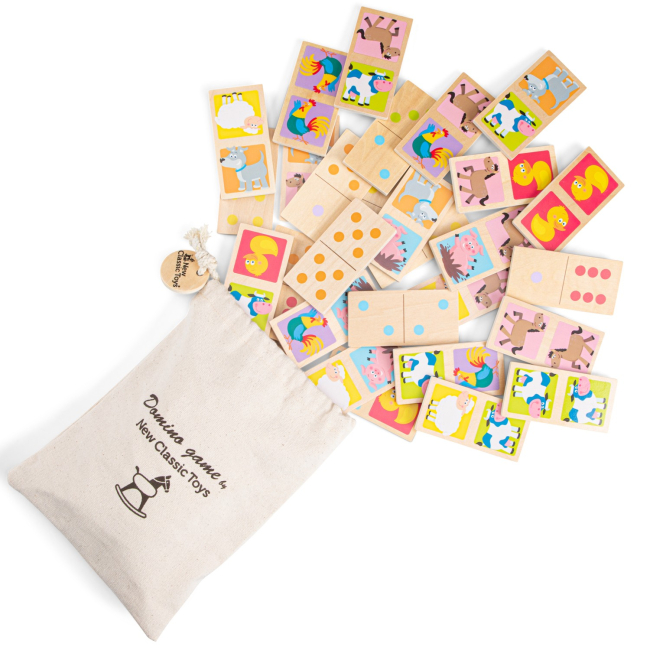 Настільні ігри - Настільна гра New classic toys Доміно тварини (10835)#3