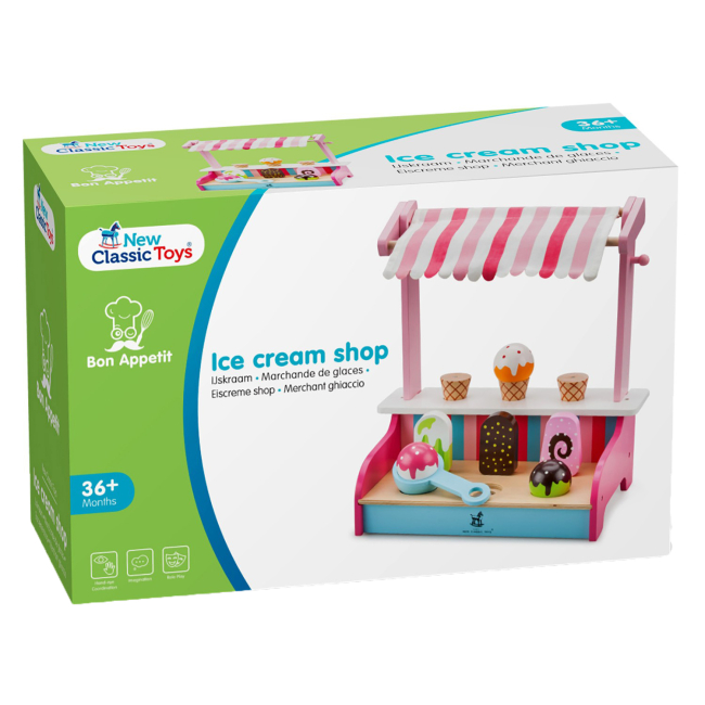 Набори професій - Ігровий набір New classic toys Магазин морозива (11073)#3
