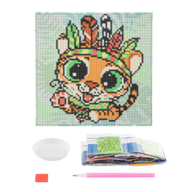 Мозаїка - Алмазна картина Grafix Тигр (260012_2)#2