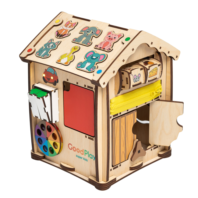 Розвивальні іграшки - Розвивальна іграшка Good Play Бізібудиночок Всезнайка LED (B102E)#3