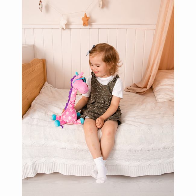 Розвивальні іграшки - Інтерактивна м'яка іграшка Kids Hits Dancing Giraffe Поллі (KH37-002)#4