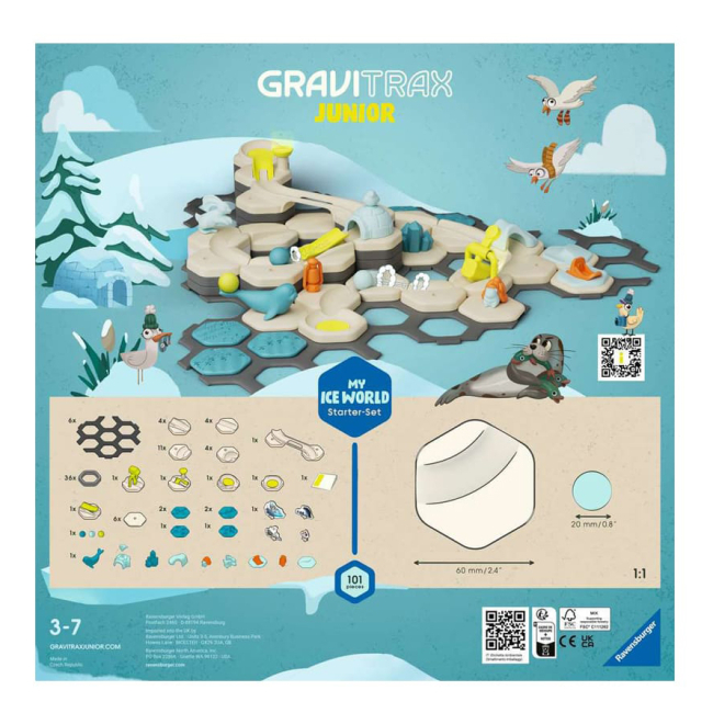 Конструктори з унікальними деталями - Стартовий набір Ravensburger GraviTrax Junior Ice L (27060)#2