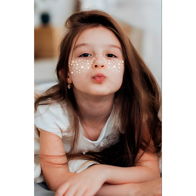 Косметика - Набір тату для тіла Tattooshka Зимовий погляд неонові (LB-169)#3