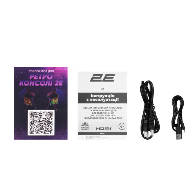 Ігрові приставки - Ігрова консоль 2Е 16bit HDMI (2E16BHDWS913)#2