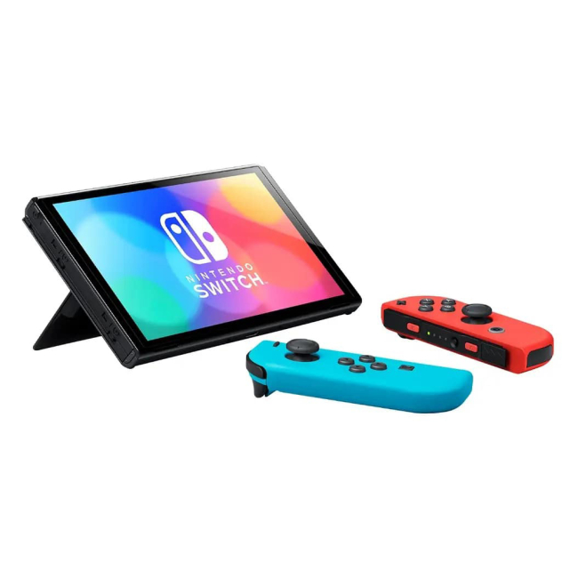 Ігрові приставки - Ігрова консоль Nintendo Switch Oled червоний та синій (45496453442)#2