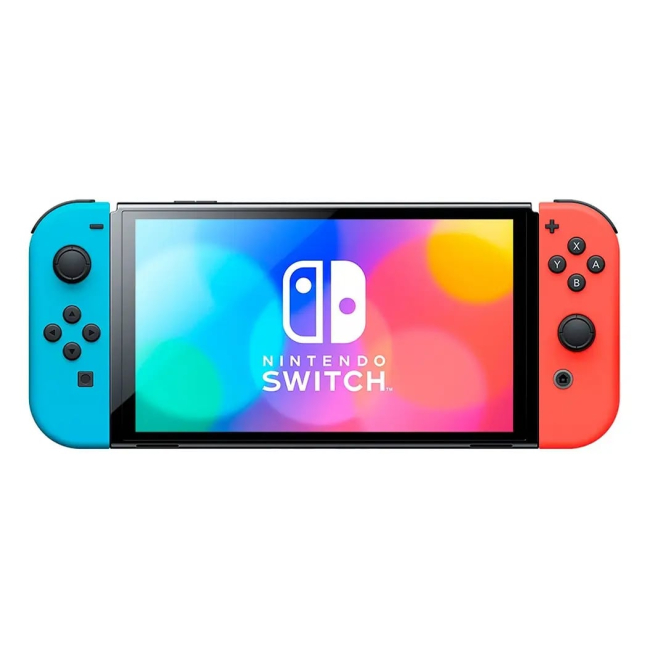 Ігрові приставки - Ігрова консоль Nintendo Switch Oled червоний та синій (45496453442)#3