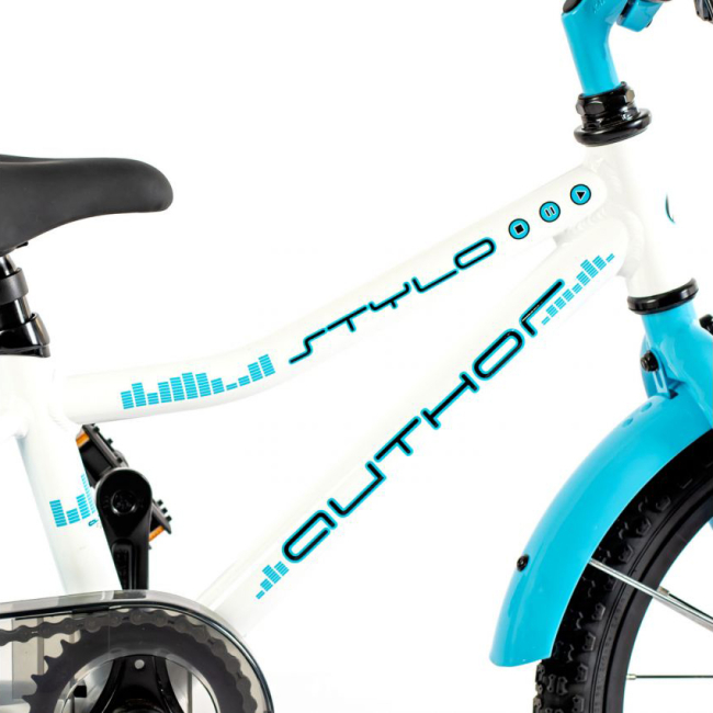 Велосипеди - Велосипед Author Stylo II 16 біло-блакитний (2023010)#2