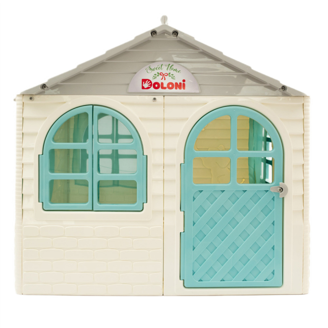 Ігрові комплекси, гойдалки, гірки - Ігровий будиночок Doloni бежево-блакитний (02550/5)#2