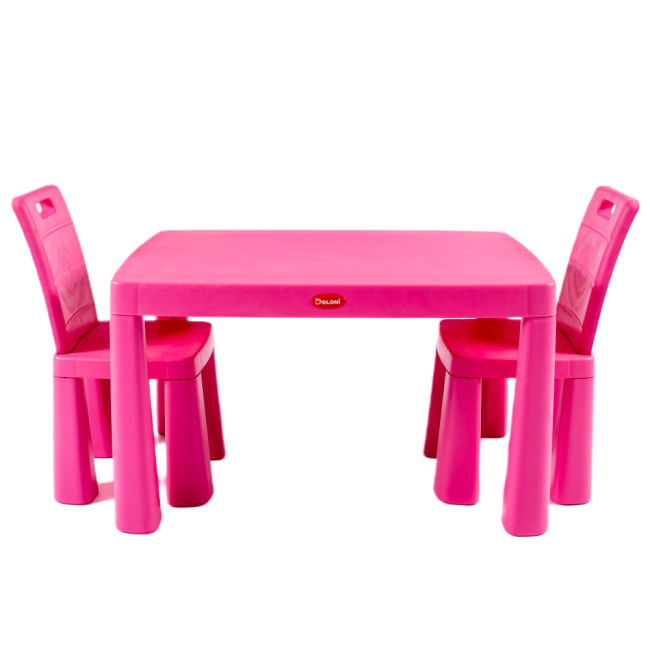 Дитячі меблі - Ігровий стіл та стільці Doloni рожевий (04680/3)#2
