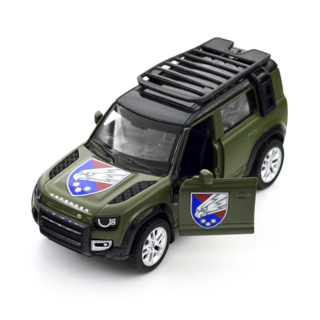 Транспорт і спецтехніка - Позашляховик TechnoDrive Шеврони Героїв Land Rover Defender 110 25 ОПДБр (250289M)#7