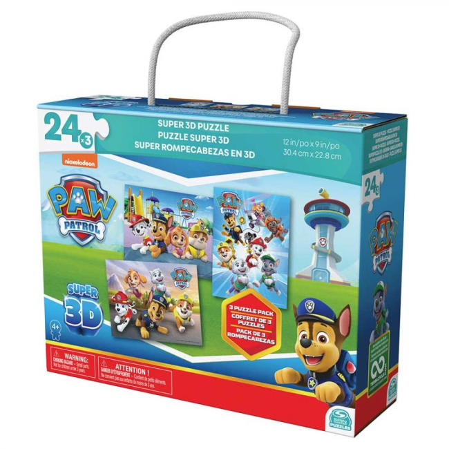 3D-пазли - 3D Пазл Spin Master Цуценячий патруль Супер 3D 3 в 1 (SM98351/6066807)#2