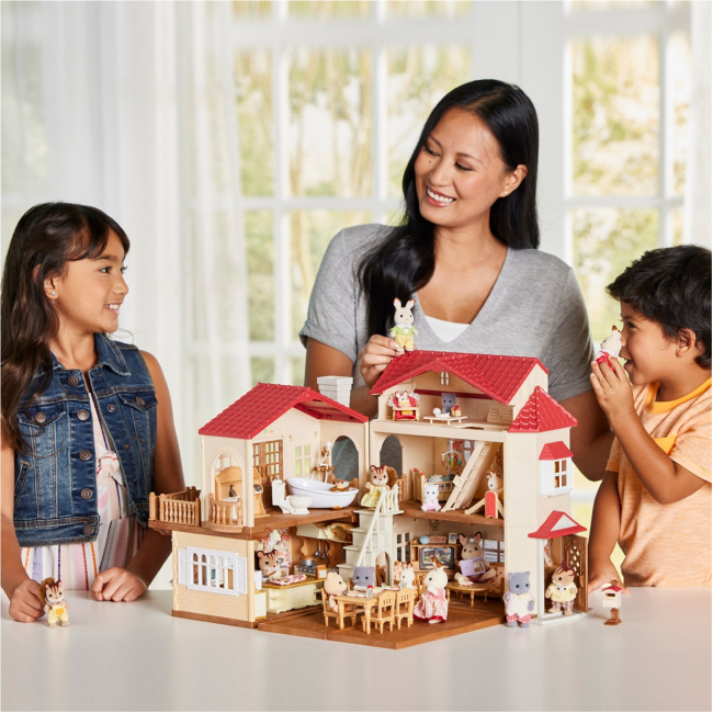 Меблі та будиночки - Ігровий набір Sylvanian Families Великий будинок з секретною мансардою (5708)#4