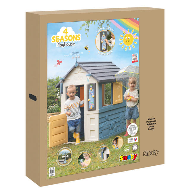 Ігрові комплекси, гойдалки, гірки - Ігровий будинок Smoby Чотири сезони (810731)#2