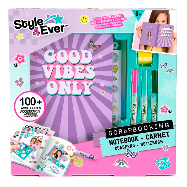 Набори для творчості - Набір для творчості Canal Toys DIY Style 4 Ever Cкрапбукінг Щоденник для таємниць (OFG298)#2