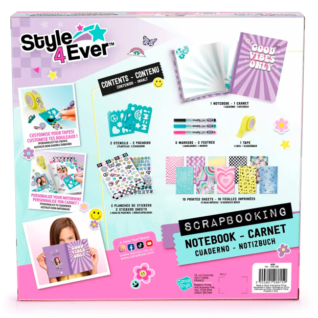 Набори для творчості - Набір для творчості Canal Toys DIY Style 4 Ever Cкрапбукінг Щоденник для таємниць (OFG298)#3