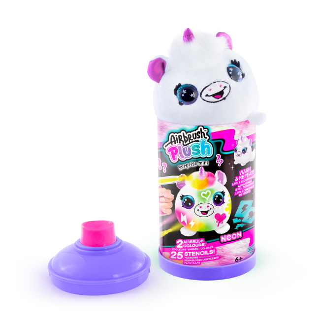 Набори для творчості - Набір для творчості Canal Toys DIY Airbrush plush Неон міні сюрприз (AIR020)#2