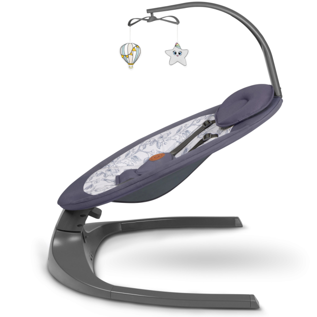 Крісла-качалки - Крісло-качалка Lionelo Ralf Grey white (5903771704625)#3