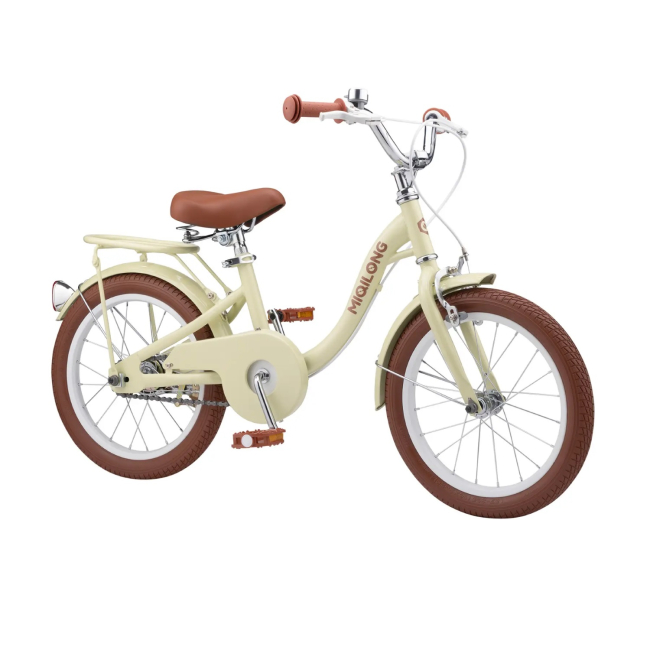 Велосипеди - Велосипед Miqilong LS бежевий 16 (RBB-LS16-BEIGE)#4