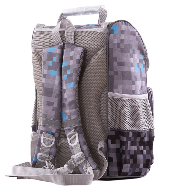 Рюкзаки та сумки - Рюкзак Pixie Crew Minecraft з пікселями сірий (PXB-22-68)#2
