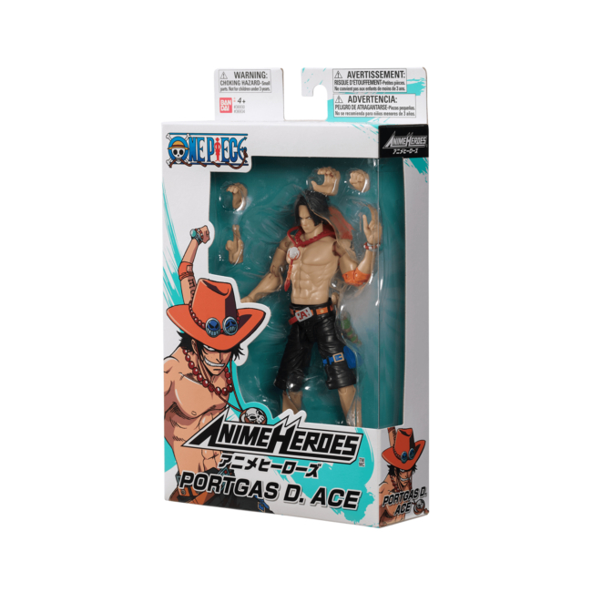 Фігурки персонажів - Ігрова фігурка Bandai Anime Heroes One Piece Портгас Д. Ейс (123551)#6