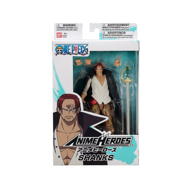 Фігурки персонажів - Ігрова фігурка Bandai Anime Heroes One Piece Шанкс (123550)#5