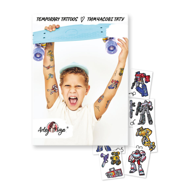 Косметика - Набір тату для тіла Arley Sign Роботи (1708)#2