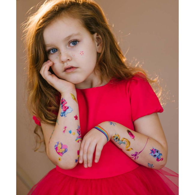 Косметика - Набір тату для тіла Arley Sign Солодкі єдиноріжки (1724)#4