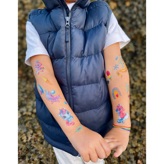 Косметика - Набір тату для тіла Arley Sign Солодкі єдиноріжки (1724)#5