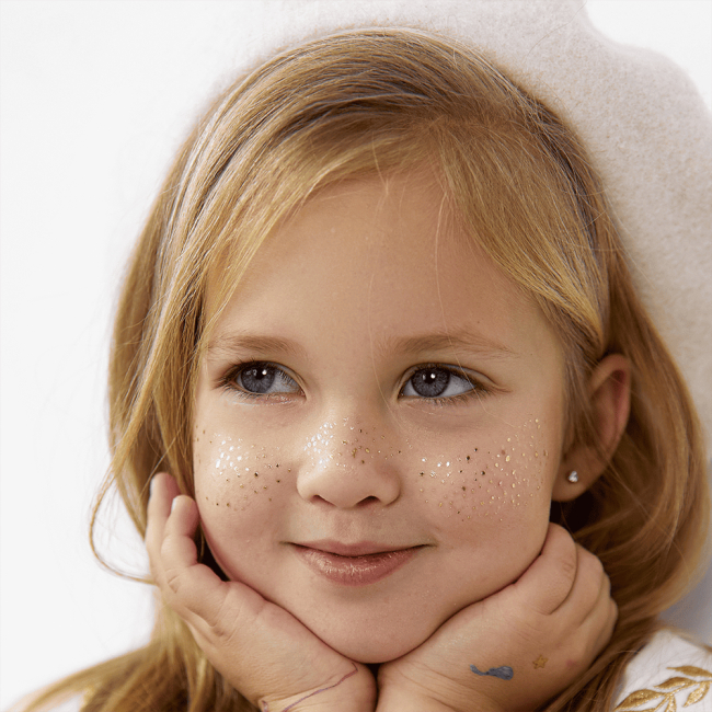 Косметика - Набір тату для тіла Arley Sign Золоті веснянки одинарні (9003s)#3