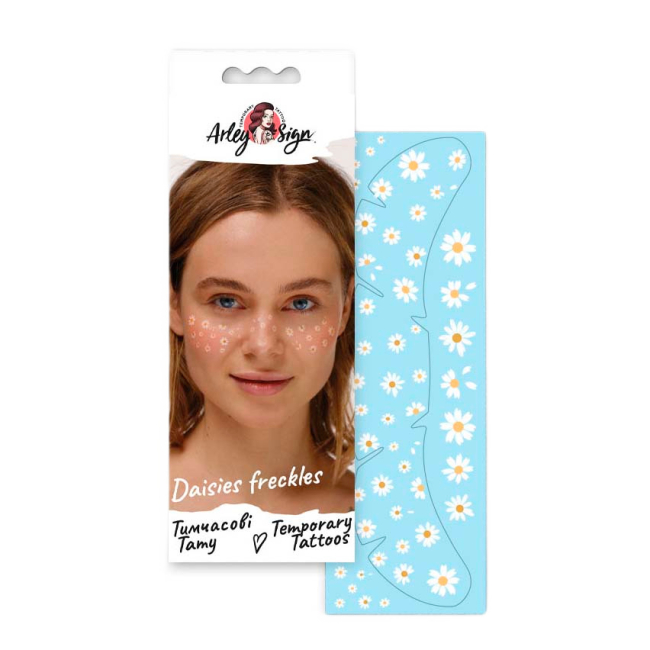 Косметика - Набір тату для тіла Arley Sign Веснянки ромашки (2011)#2