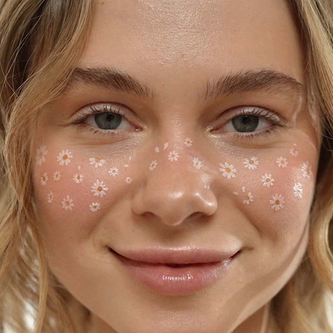 Косметика - Набір тату для тіла Arley Sign Веснянки ромашки (2011)#3