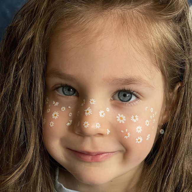 Косметика - Набір тату для тіла Arley Sign Веснянки ромашки (2011)#8