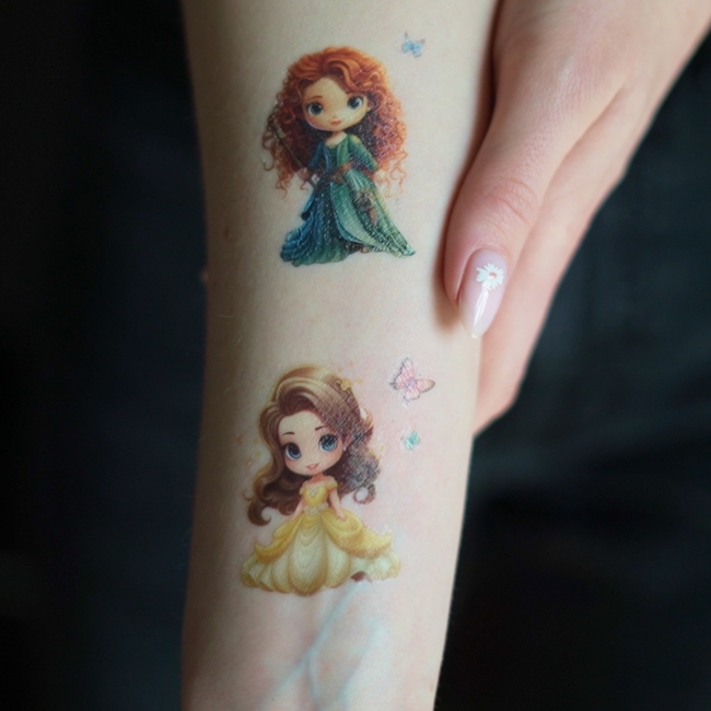 Косметика - Набір тату для тіла Arley Sign Маленькі принцеси (2105)#2