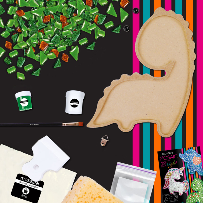 Мозаїка - Набір скляної мозаїки Mosaaro Динозавр (MA7003)#2