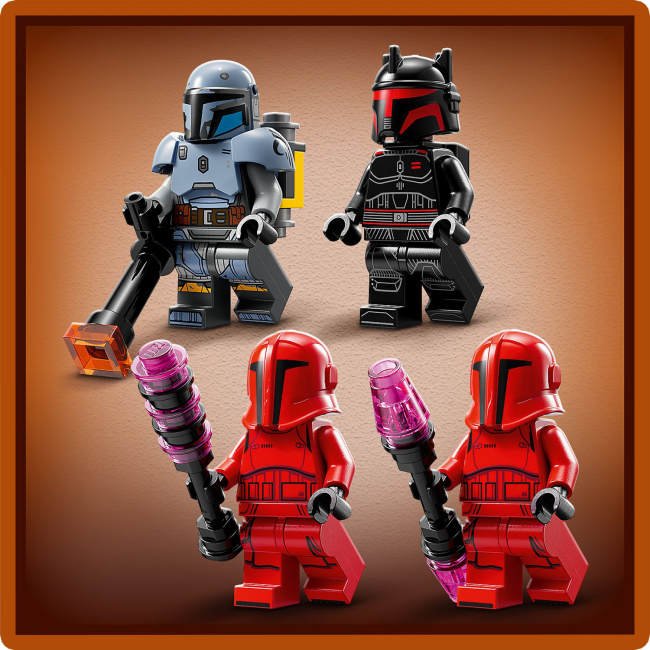 Конструктори LEGO - Конструктор LEGO Star Wars Бій «Паз Візсла й Мофф Ґідеон» (75386)#4