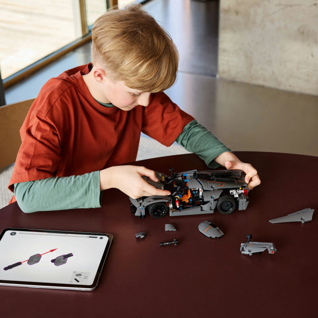 Конструктори LEGO - Конструктор LEGO Technic Koenigsegg Jesko Absolut — сірий гіперкар (42173)#6