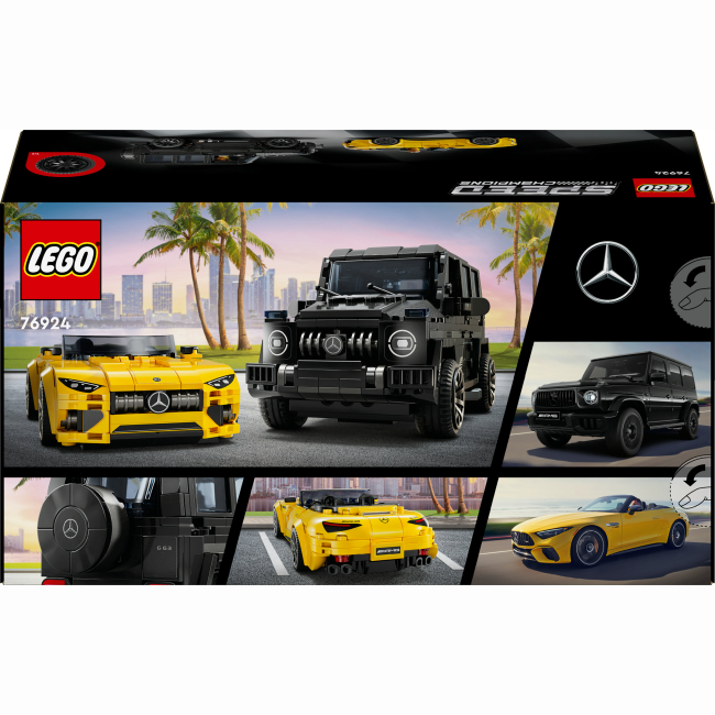 Конструктори LEGO - Конструктор LEGO Speed Champions Mercedes-AMG G 63 і Mercedes-AMG SL 63 (76924)#3