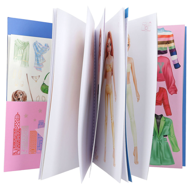 Товари для малювання - Книжка для розфарбовування Top Model Одягни мене (0412724)#3