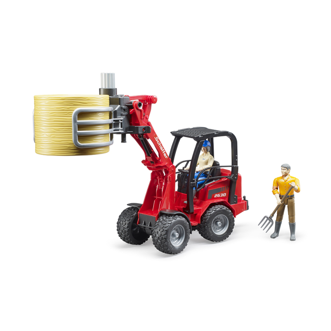 Транспорт і спецтехніка - Міні-навантажувач Bruder Schaffer Compact 2630 (02192)#8