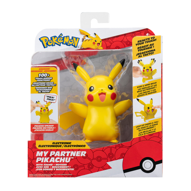 Фігурки персонажів - Інтерактивна іграшка Pokemon Мій друг Пікачу (PKW3901)#6