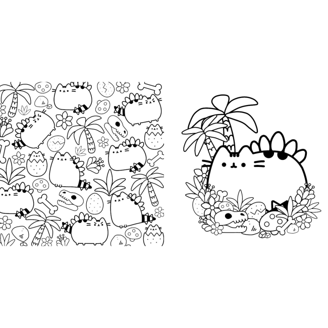 Товари для малювання - Розмальовка Artbooks Pusheen (9786175232033)#3