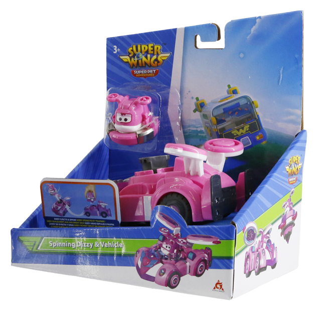 Фігурки персонажів - Ігровий набір Super Wings Spinning Vehicle Діззі (EU770340)#3