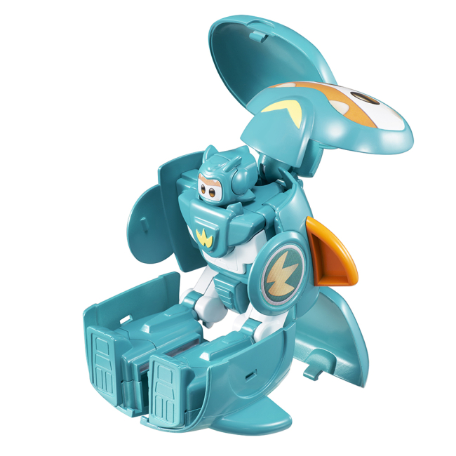 Фігурки персонажів - Фігурка-трансформер Super Wings Transforming Super Pet Улюбленець Тіно (EU770643)#3