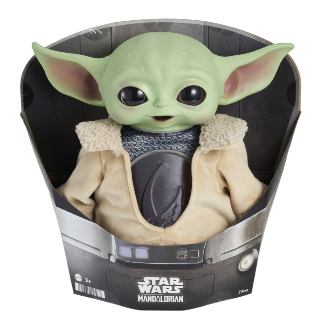 Персонажі мультфільмів - М'яка іграшка Star Wars Ґроґу Версія 4.0 28 см (HPG49)#3