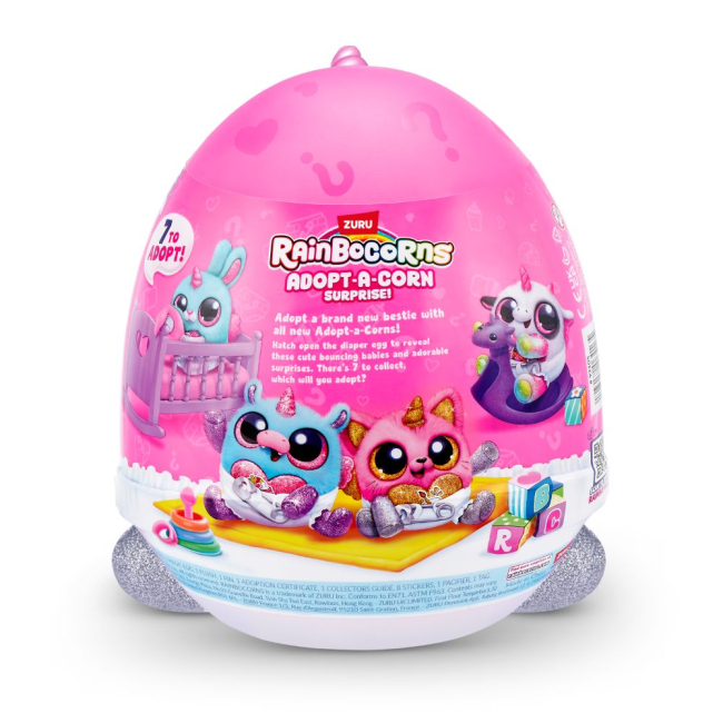 М'які тварини - М'яка іграшка-сюрприз Rainbocorns-B Adopt-a-corn surprise (92105B)#4