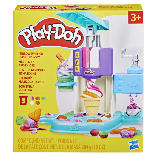 Набори для ліплення - Набір для творчості Play-Doh Райдужне морозиво (G0028)#3