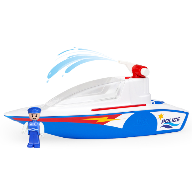 Машинки для малюків - Поліцейський катер Lena Boazz (4710)#2